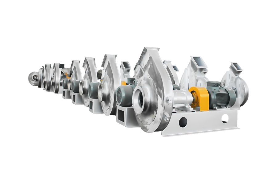 Industrie céramique - ventilateur d'évacuation des fumées à haute température du four