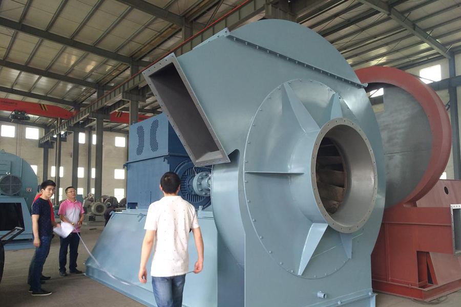 Industrie de la protection de l'environnement - Système de traitement des déchets solides et liquides par four rotatif Ventilateur de gaz de combustion