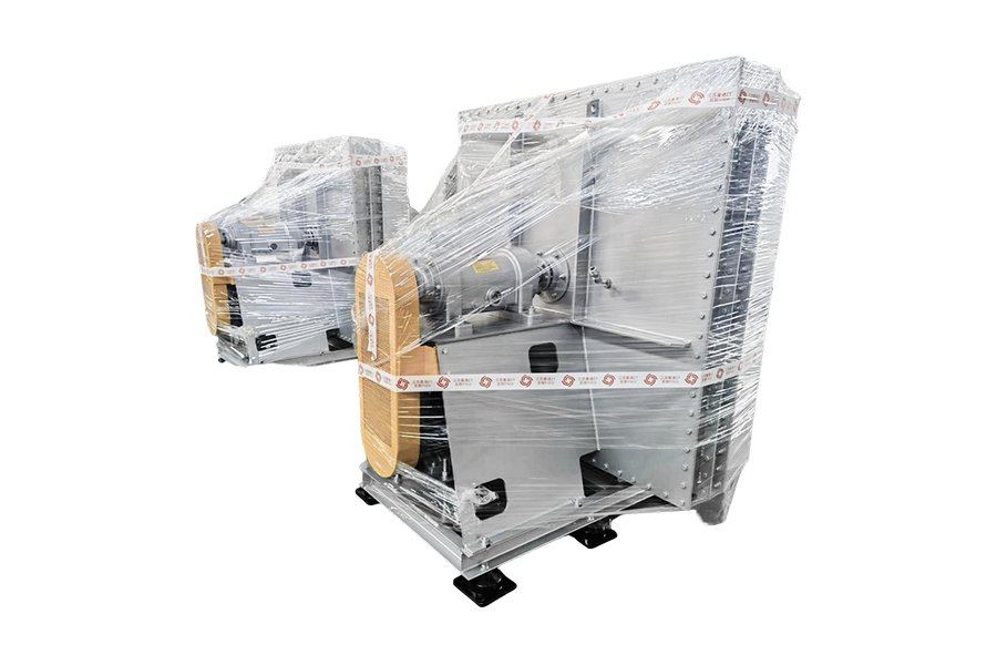 Industrie de la protection de l'environnement - Système de traitement des déchets solides et liquides par four rotatif Ventilateur volatil