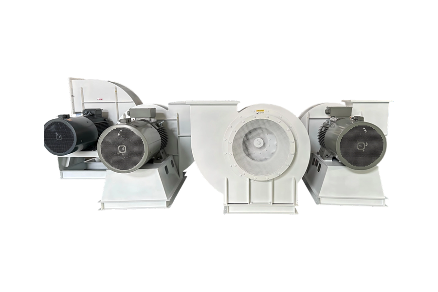 Industrie de la protection de l'environnement - Système de traitement des déchets solides et liquides par four rotatif Ventilateur d'alimentation en oxygène