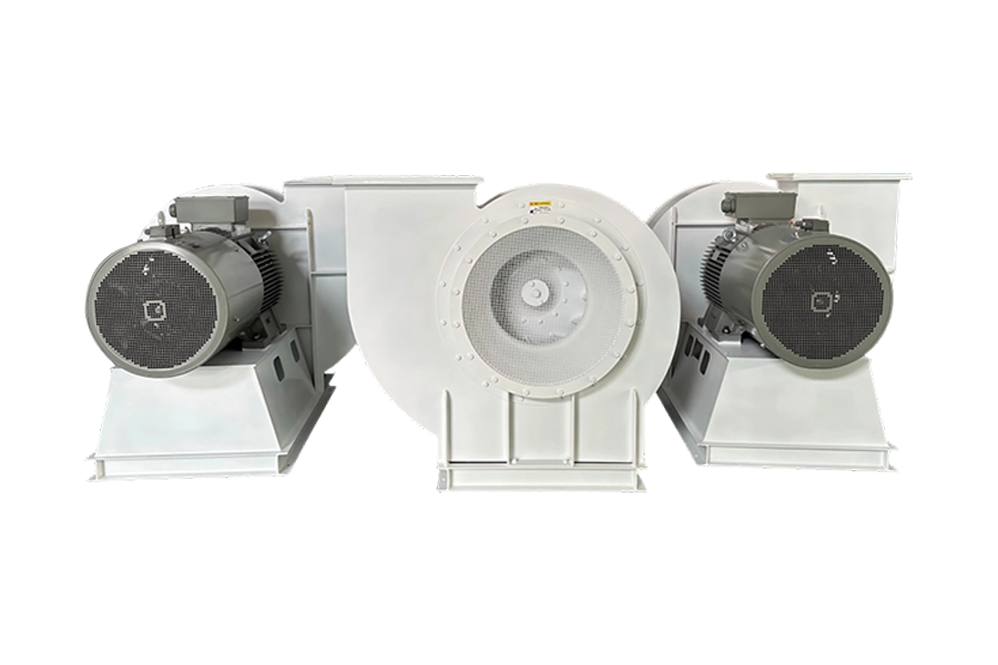 Industrie de la protection de l'environnement - Système de traitement des déchets solides et liquides par four rotatif Ventilateur primaire